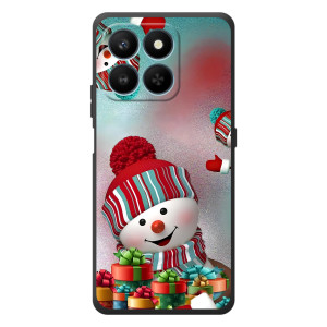 Чехлы на Новый Год Huawei Honor 400 Smart (Снеговик в шапке)