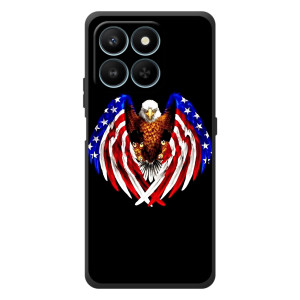 Чехол Флаг USA для Huawei Honor 400 Smart – Крылья США