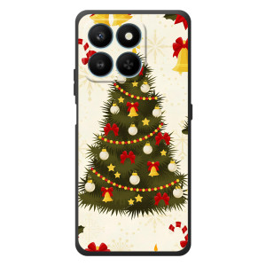 Чехол Новогодняя Елка на Huawei Honor 400 Smart (Новогодний принт)