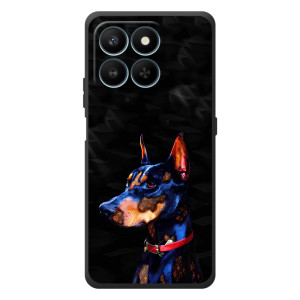 Бампер для Huawei Honor 400 Smart с картинкой "Песики" (Собака Мопс)