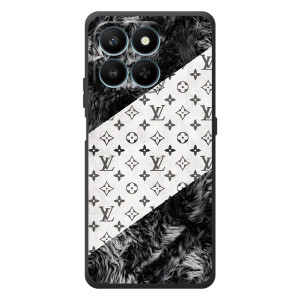 Чехол Стиль Louis Vuitton на Huawei Honor 400 Smart (LV на белом)