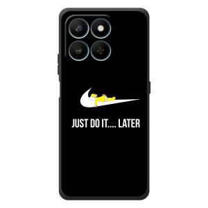 Силиконовый Чехол на Huawei Honor 400 Smart с картинкой Nike (Later)