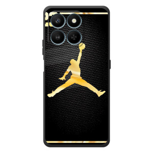 Силиконовый Чехол Nike Air Jordan на Хуавей Хонор 400 Смарт (Джордан 23)