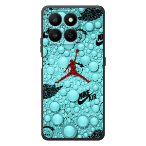 Силиконовый Чехол Nike Air Jordan на Хуавей Хонор 400 Смарт (Джордан Найк)