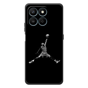 Силиконовый Чехол Nike Air Jordan на Хуавей Хонор 400 Смарт (Джордан)