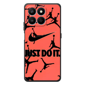 Силиконовый Чехол Nike Air Jordan на Хуавей Хонор 400 Смарт (Just Do It)