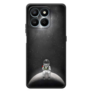 Силиконовый Чехол с принтом "Космонавты" на Huawei Honor 400 Smart – Космонавт романтик