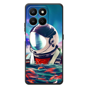Силиконовый Чехол с принтом "Космонавты" на Huawei Honor 400 Smart