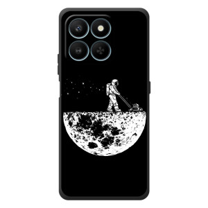 Силиконовый Чехол с принтом "Космонавты" на Huawei Honor 400 Smart – Космонавт