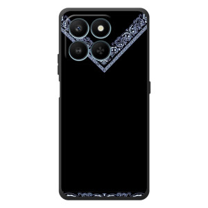 Силиконовый Чехол на Huawei Honor 400 Smart – Воротник вышиванки