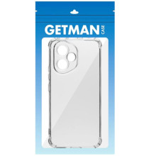 TPU чохол GETMAN Ease logo посилені кути Full Camera для Honor 400 – Прозорий