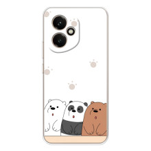 Чохли з зображенням різних тварин на Huawei Honor 400 (Здивовані ведмедики)