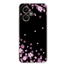 Чехол для Хуавей Хонор 400 - с принтом (Дизайнерские) (AlphaPrint) (Цветочки маленькие)