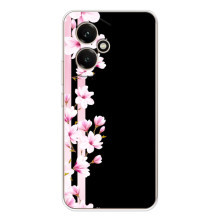Чехол для Хуавей Хонор 400 - с принтом (Дизайнерские) (AlphaPrint) (Цветочки)