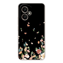 Чехол для Хуавей Хонор 400 - с принтом (Дизайнерские) (AlphaPrint) (Маленькие цветы)