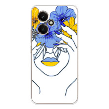 Чохол на Huawei Honor 400 (Український дизайн) (Українка на всю голову)