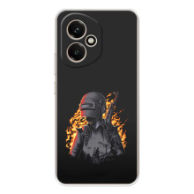 Чохол з картинкою "Герой Pubg" на Huawei Honor 400 (В полум'ї)