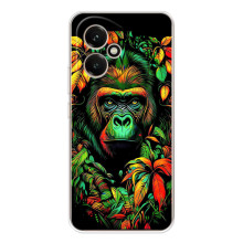 Чехол с Обезьянами Huawei Honor 400 - (AlphaPrint) – Обезьяна в тропиках