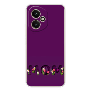 Чохли на день мами на Модель телефона "Huawei Honor 400" українськими буквами та цифрами буде виглядати так: **Хуавей Гонор 400**. – Мама з квітами