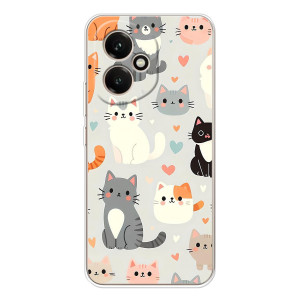 Чехол с рисунком кот на Huawei Honor 400