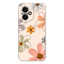 Чохол з квітковим принтом на Модель телефона "Huawei Honor 400" украинськими буквами та цифрами буде виглядати так: "Хуавей Хонор 400". (Кольорові квіти)