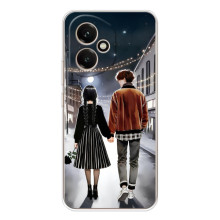 Чехол с дизайном Венздей 2 на Huawei Honor 400 – Уэнсдей и Тайлер