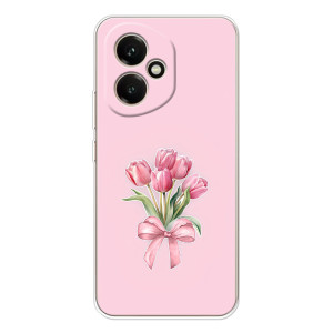 Чехол с розовым рисунком для Huawei Honor 400