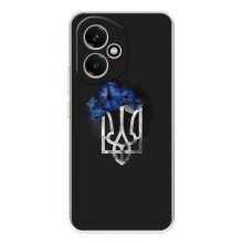 Чехол с украинским гербом на Huawei Honor 400 (Герб с цветком)