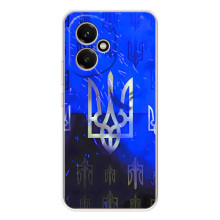 Чехол с украинским гербом на Huawei Honor 400 (Гербы на синем)