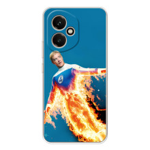 Чехол с принтом Фантастическая четверка для Huawei Honor 400 – Человек-Факел