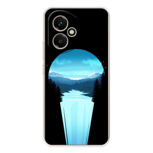 Літній Чохол на Huawei Honor 400 – Синій Водоспад