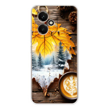 Чехол с уникальным дизайном «Осень с кофе» для Huawei Honor 400 – Осенне-зимнее кофе