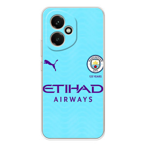 Силиконовые Чехлы принт Футбол на Huawei Honor 400 – Man City