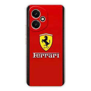 Силіконовий бампер з картинкою машини на Huawei Honor 400 – Ferrari Logo