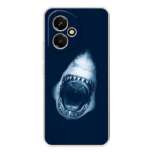 Силіконовий бампер з картинкою звірів для Huawei Honor 400 (Пащу Акули)