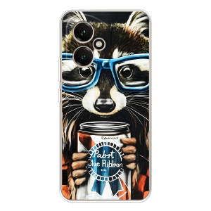 Силіконовий Чохол з Энотами  на Huawei Honor 400 – Єнот в окулярах