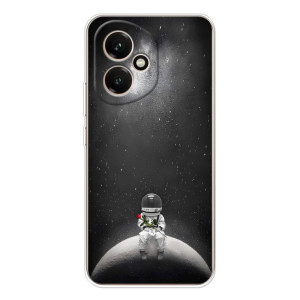 Силиконовый Чехол с принтом "Космонавты" на Huawei Honor 400 – Космонавт романтик