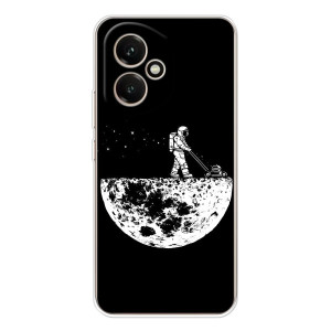 Силиконовый Чехол с принтом "Космонавты" на Huawei Honor 400 – Космонавт
