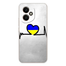 Силіконовий Чохол  на Huawei Honor 400 (Я-Україна) (Українська кардіограма)