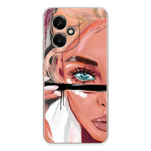 Силіконовый Чохол на Huawei Honor 400 з картинкой Модных девушек (Дівчина та вії)