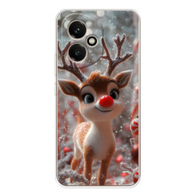 Яркий чехол для Huawei Honor 400 с Зимними Оленятами