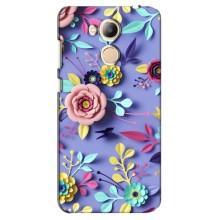 Чехлы с Цветами для Huawei Honor 6c Pro (VPrint) (Цветочный дизайн)