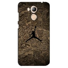 Чехлы для Huawei Honor 6c Pro - с картинкой JORDAN (AlphaPrint) (Logo Jordan)