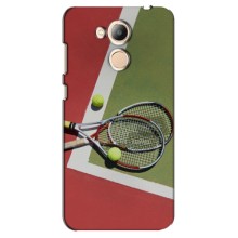 Чехлы с принтом Спортивная тематика для Huawei Honor 6c Pro – Ракетки теннис