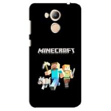 Чехол Майнкрафт на Huawei Honor 6c Pro (AlphaPrint) Minecraft (герои Minecraft)