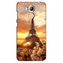 Чехол Эйфелева Башня для Huawei Honor 6c Pro - (AlphaPrint) (Солнечная башня)