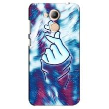 Чохол з принтом для Huawei Honor 6c Pro (AlphaPrint - Знак сердечка)