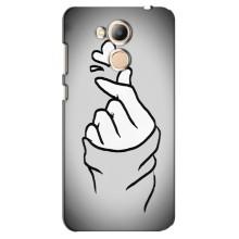 Чохол з принтом для Huawei Honor 6c Pro (AlphaPrint - Знак сердечка)