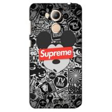 Чохол з Брендами одягу на Хуавей Хонор 6С Про – Supreme Маус