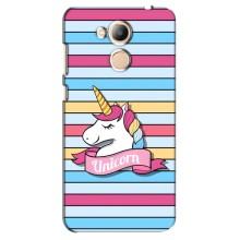 Чехол для Хонор 6С Про - (Единорожки - Новинки) (AlphaPrint) (Unicorn)